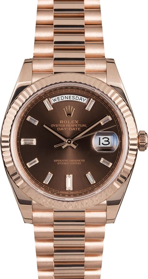 rose gold presidential rolex